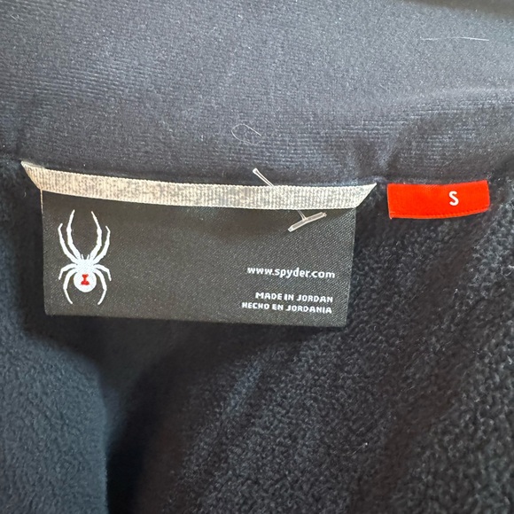 Spyder Black Zip-Up Cable Knit Women's Cardigan - Picture 6 of 7